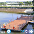 Pontoon for floating dock high bouyancy used aluminum docks blue colour high quality make in China